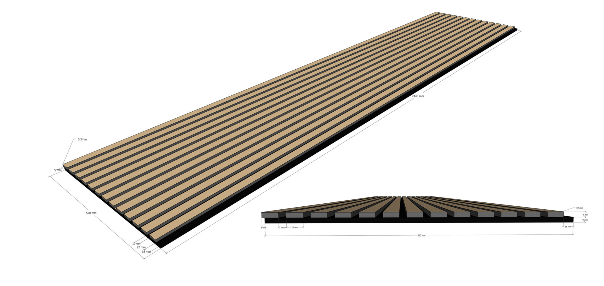 QUANTI Akustični panel