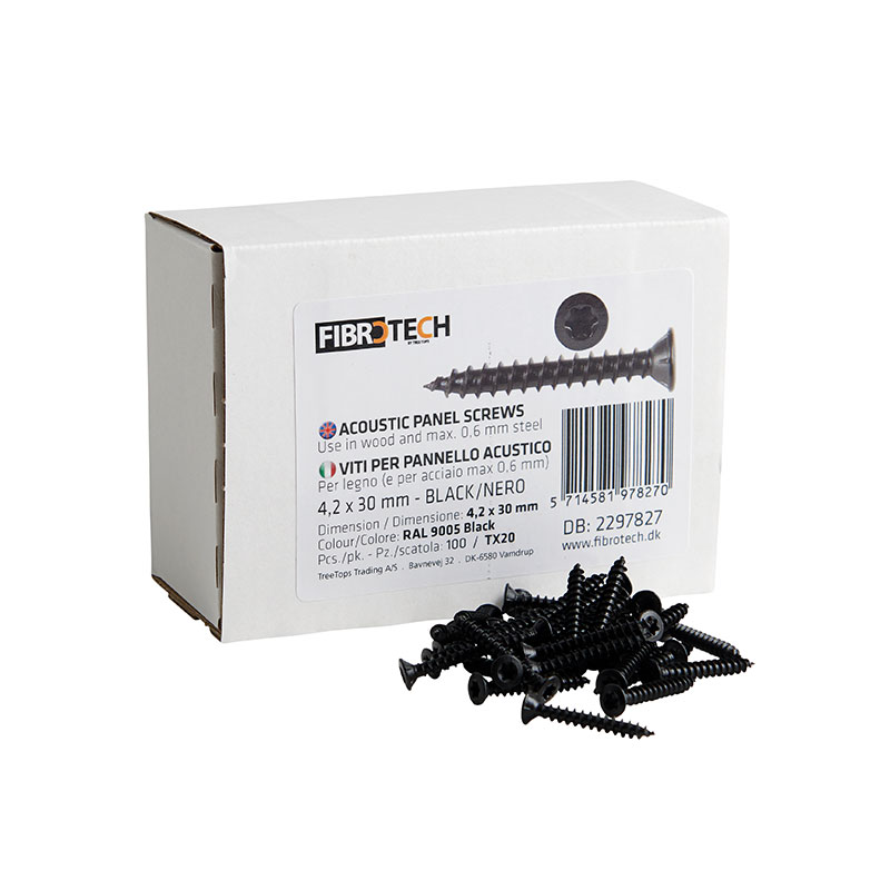 Fibrotech-sort Vijaki za panele Black – Tx. 20