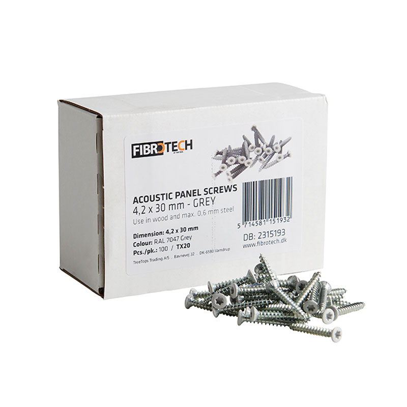 FibrotechDenmark Vijaki za panele Grey – Tx. 20